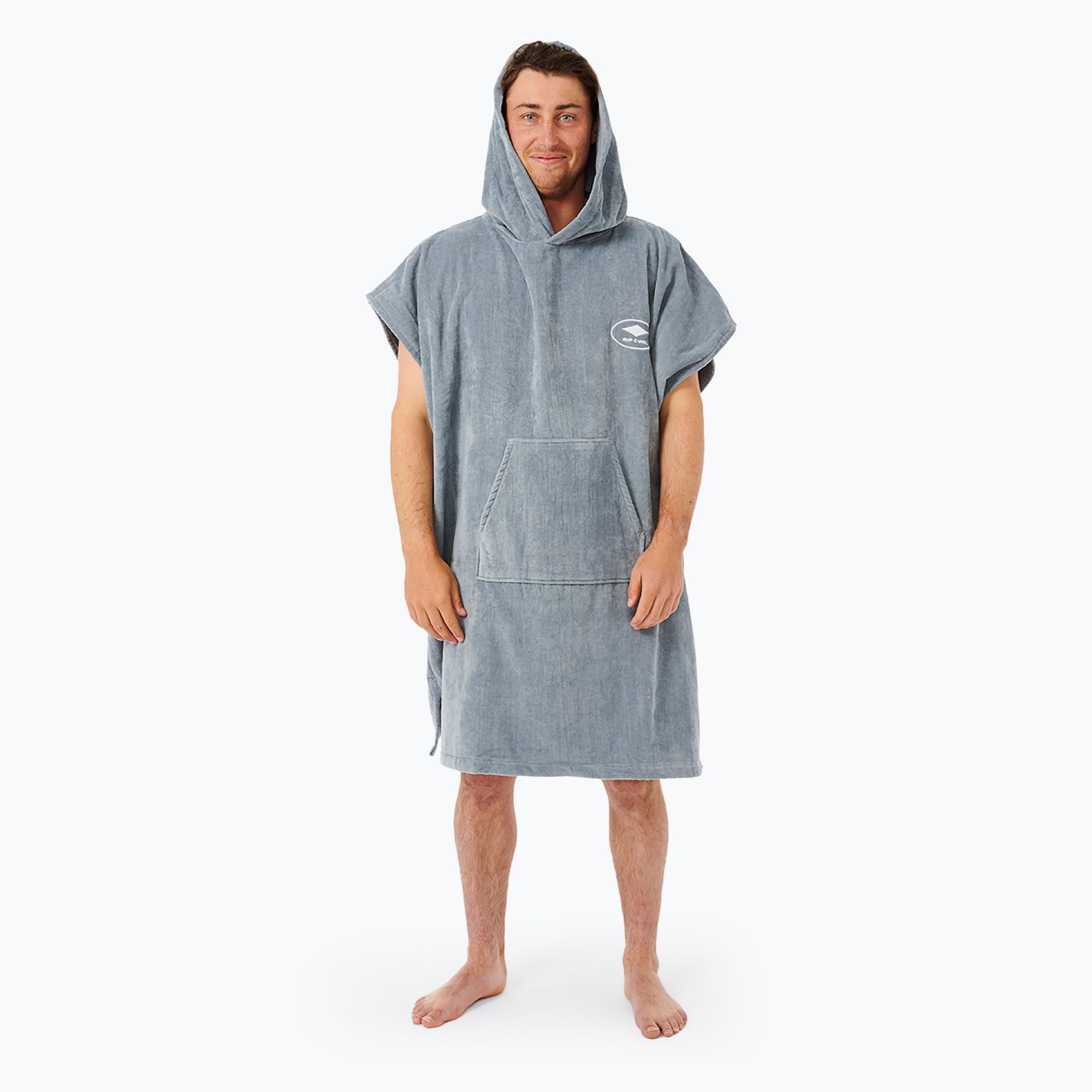 Ponczo męskie Rip Curl Logo Hooded blue 
