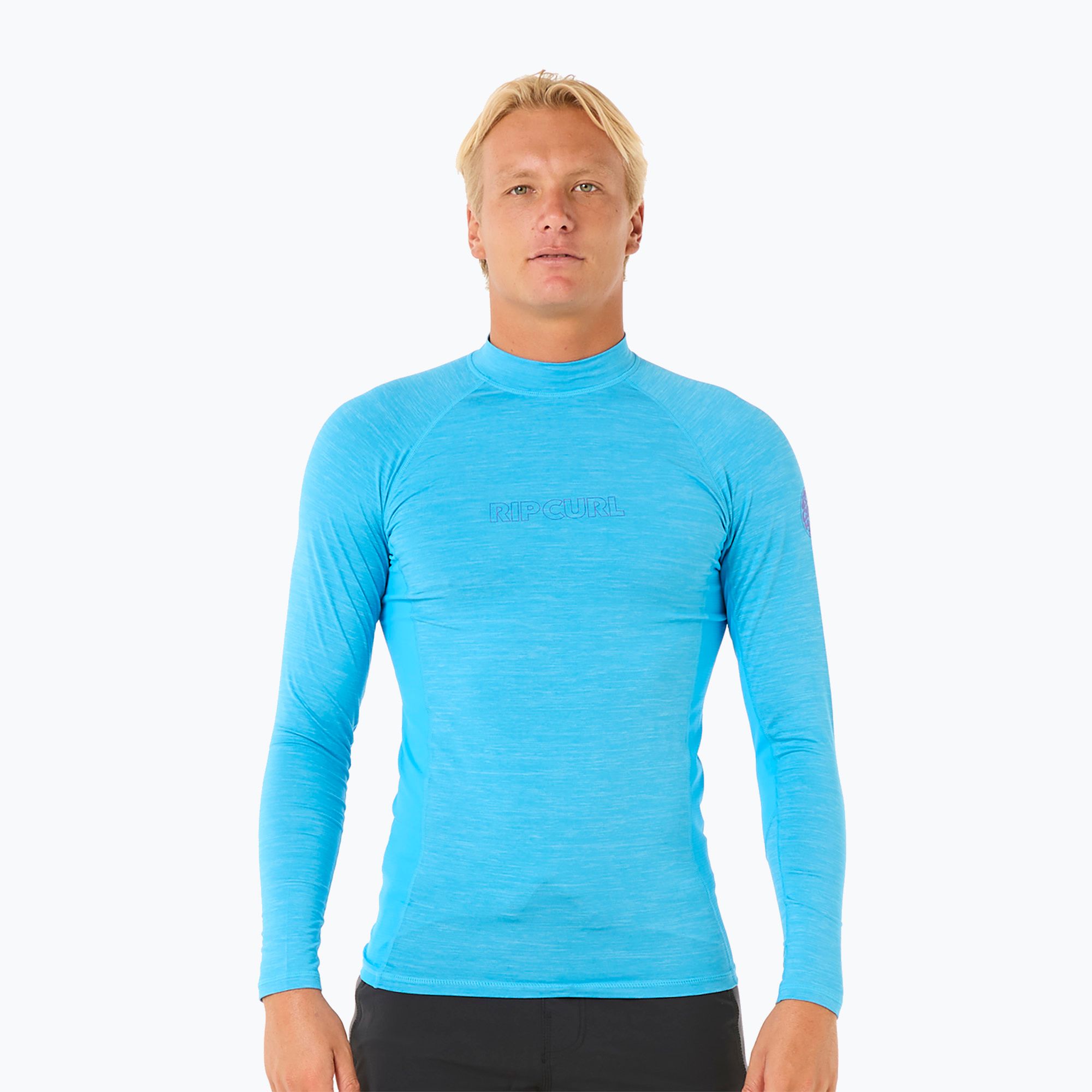 Longsleeve do pływania męski Rip Curl Dawn Patrol UPF Performance blue paint 