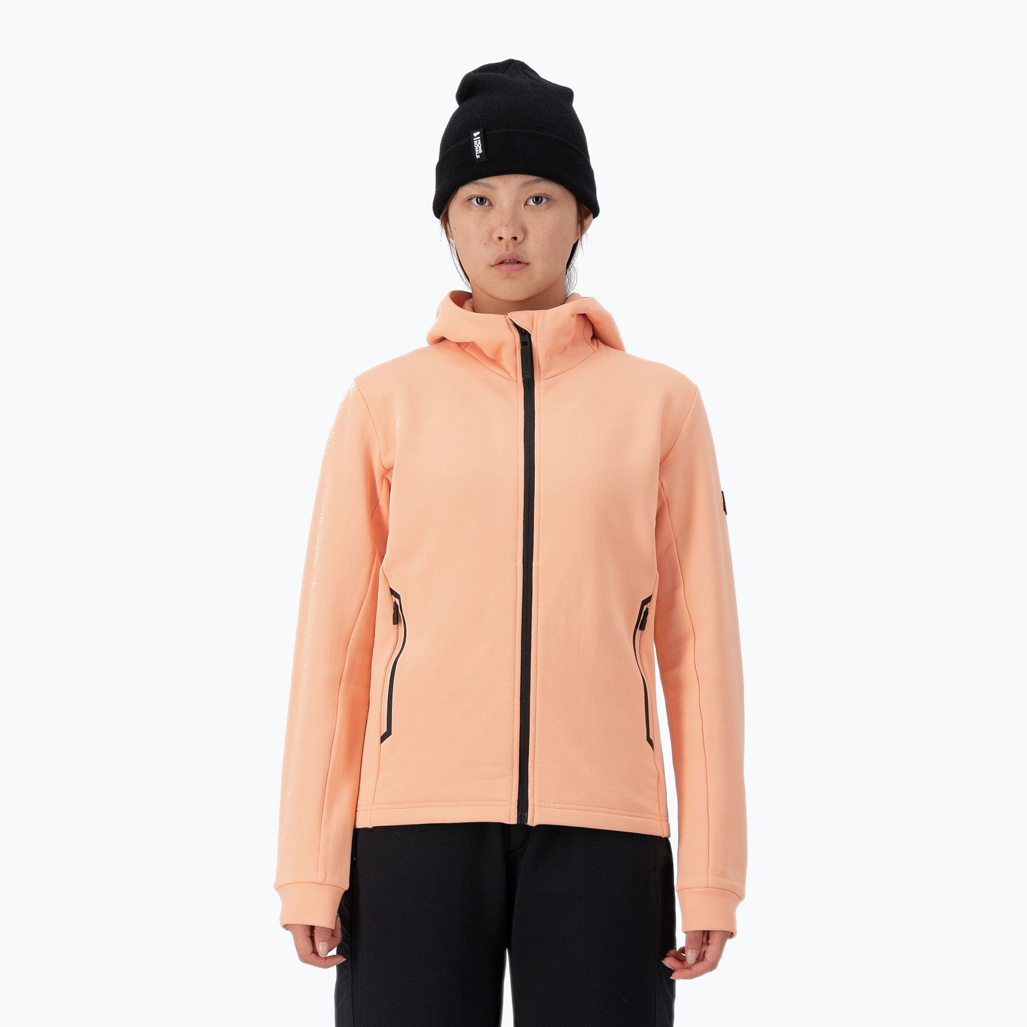Bluza damska Mons Royale Arcadia Merino Fleece Hoody melon 