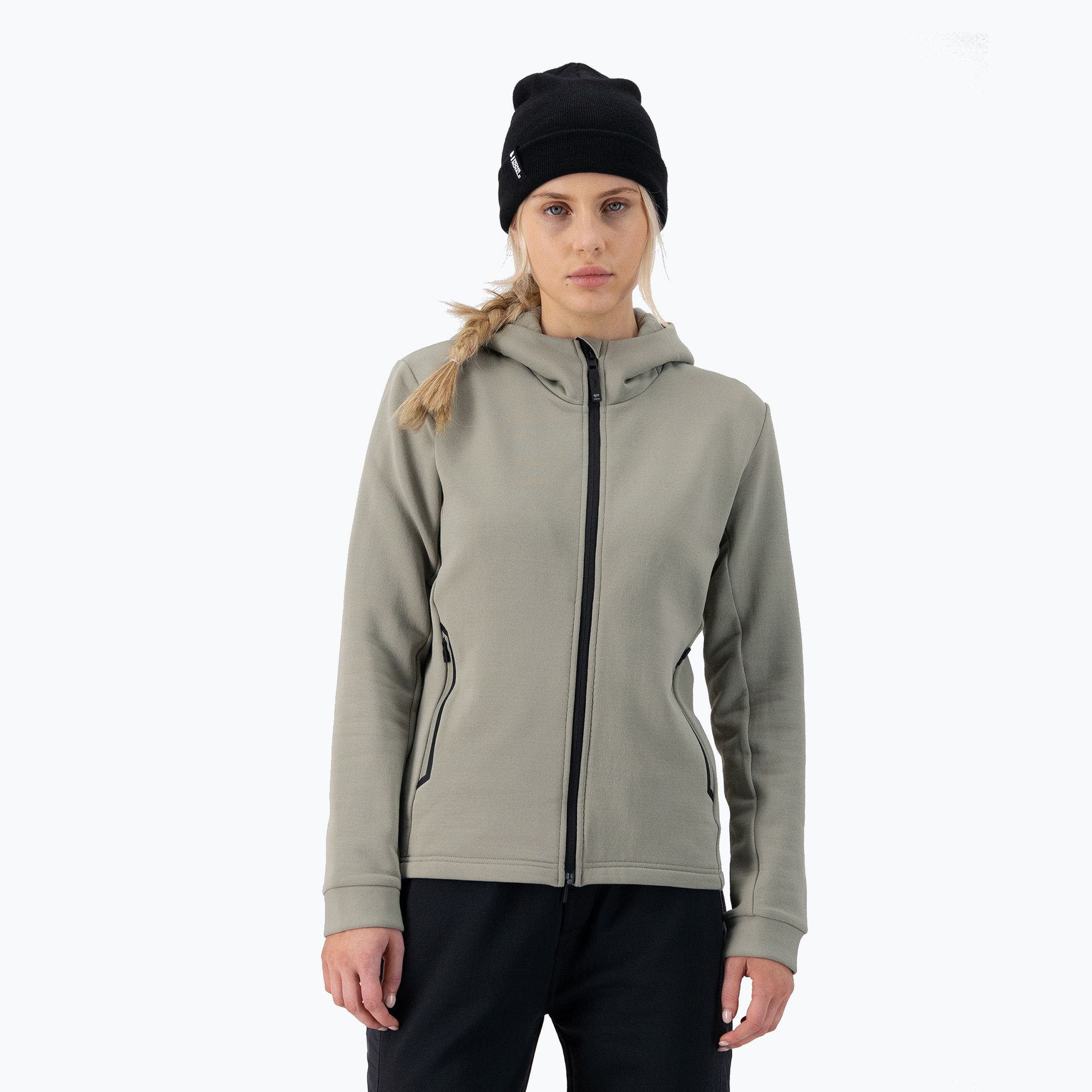 Bluza damska Mons Royale Arcadia Merino Fleece Hoody dried sage 