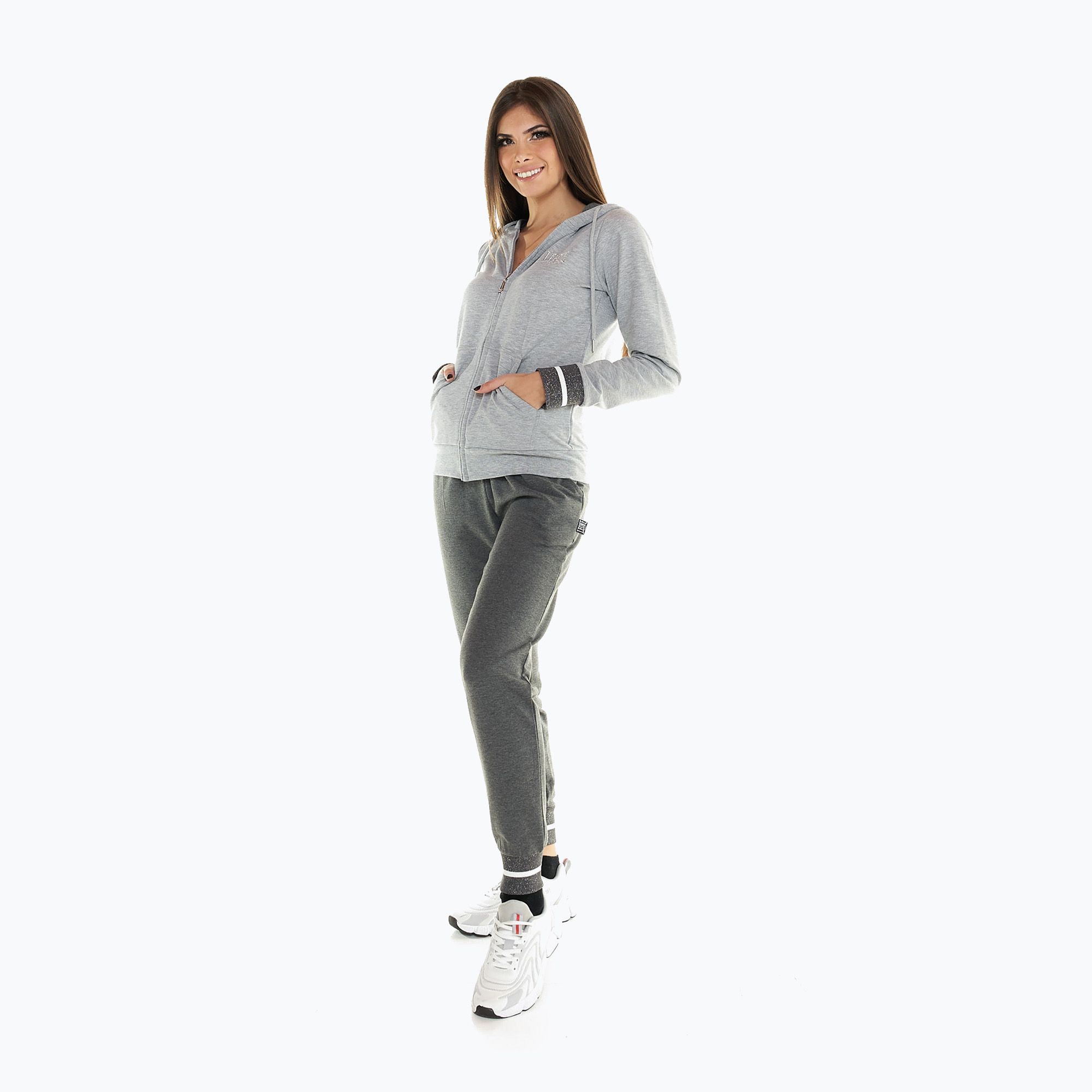 Dres damski LEONE 1947 Greyss Hoody grey/melange 