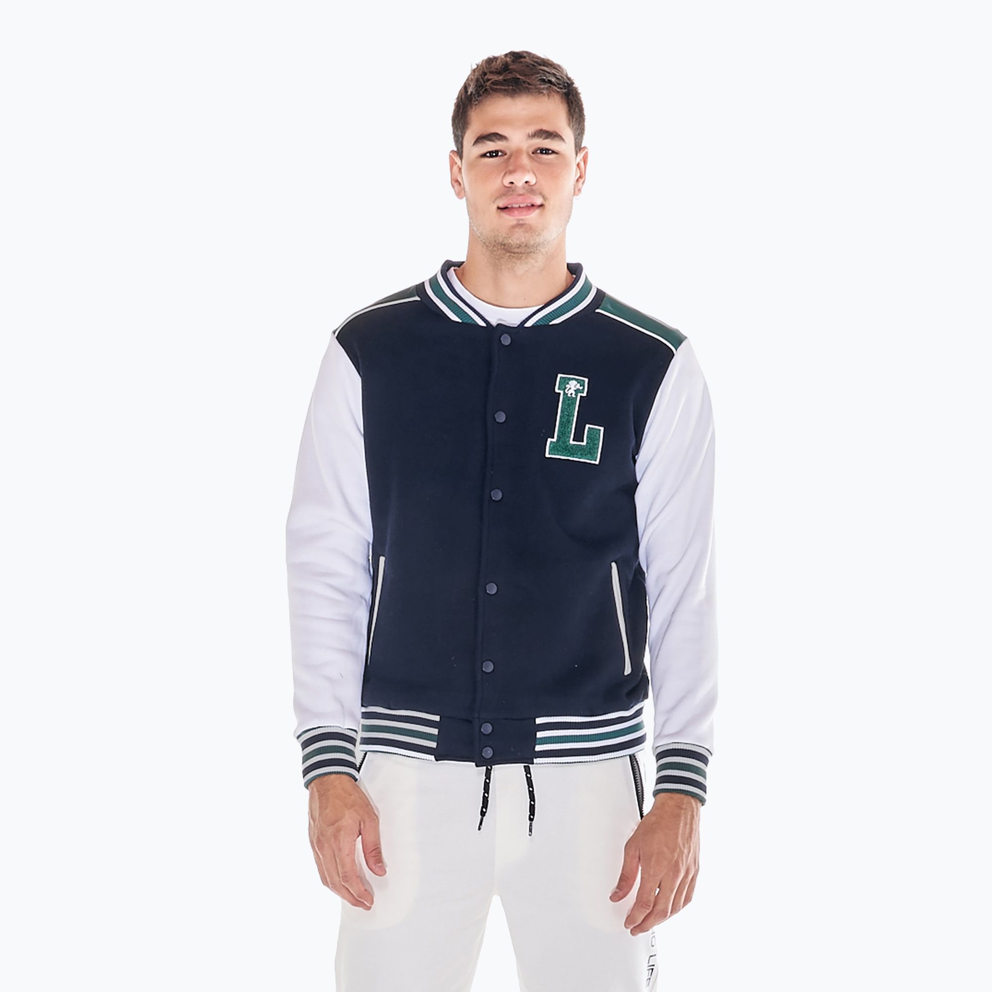 Kurtka męska LEONE 1947 College bomber navy blue 