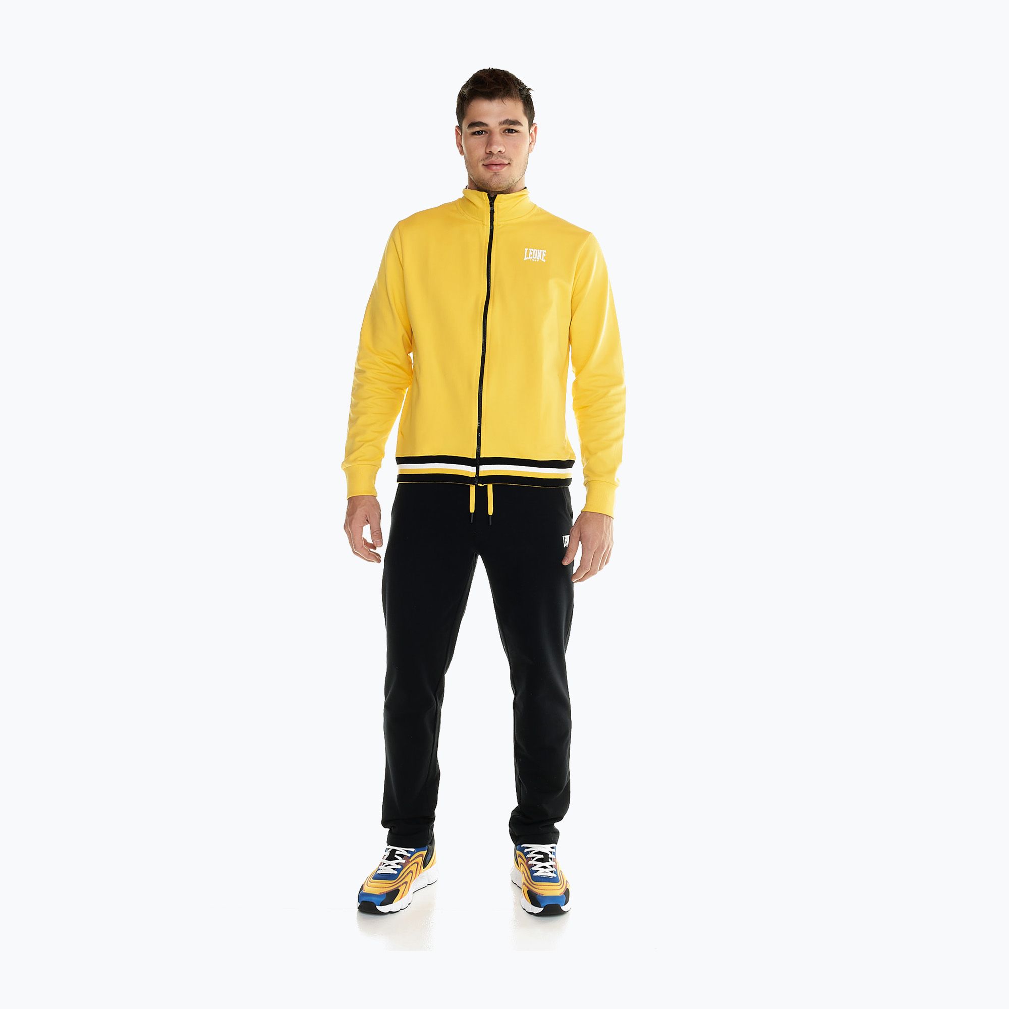 Dres męski LEONE 1947 Active lemonade/black 