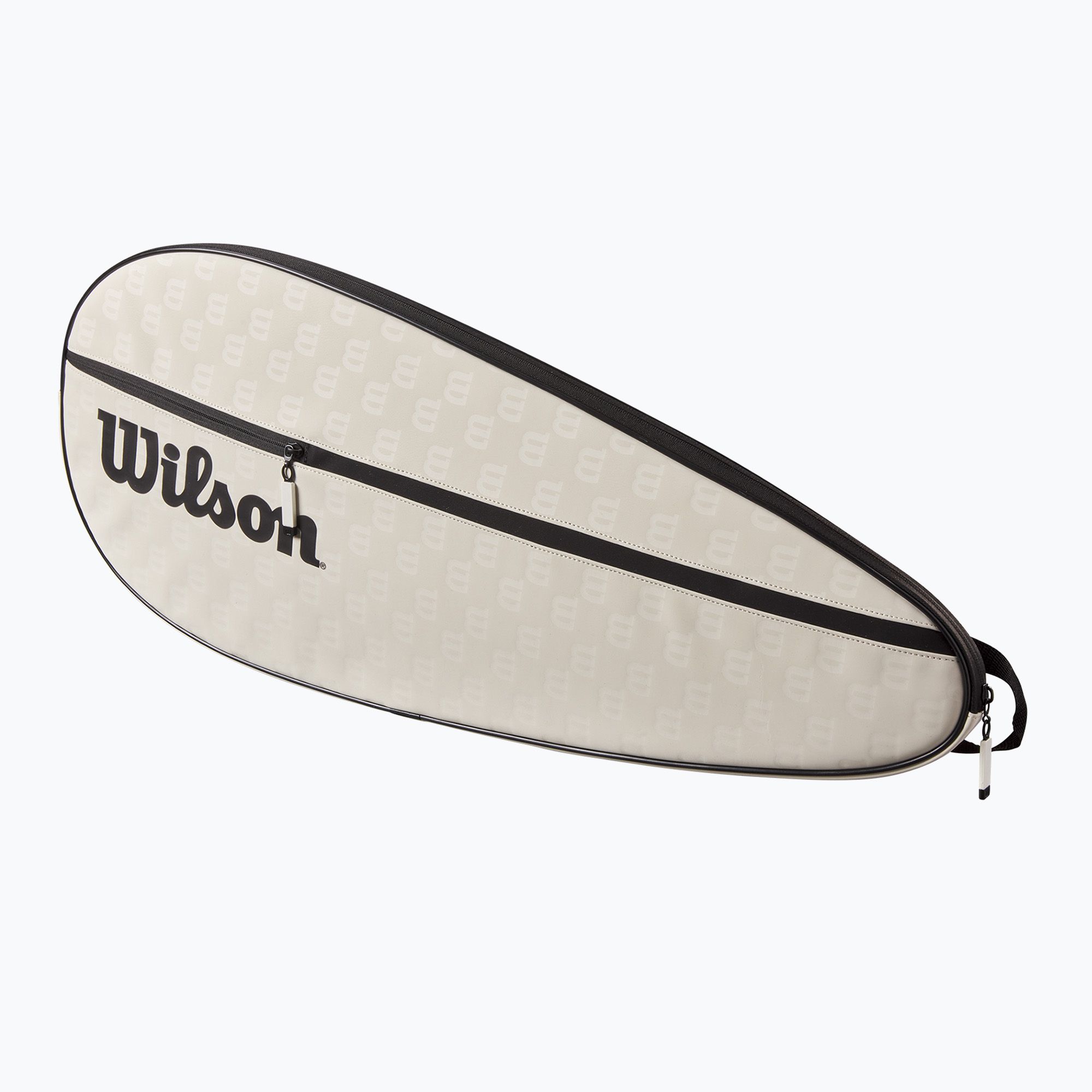 Pokrowiec na rakietę tenisową Wilson Premium Tennis Racquet Cover cream 
