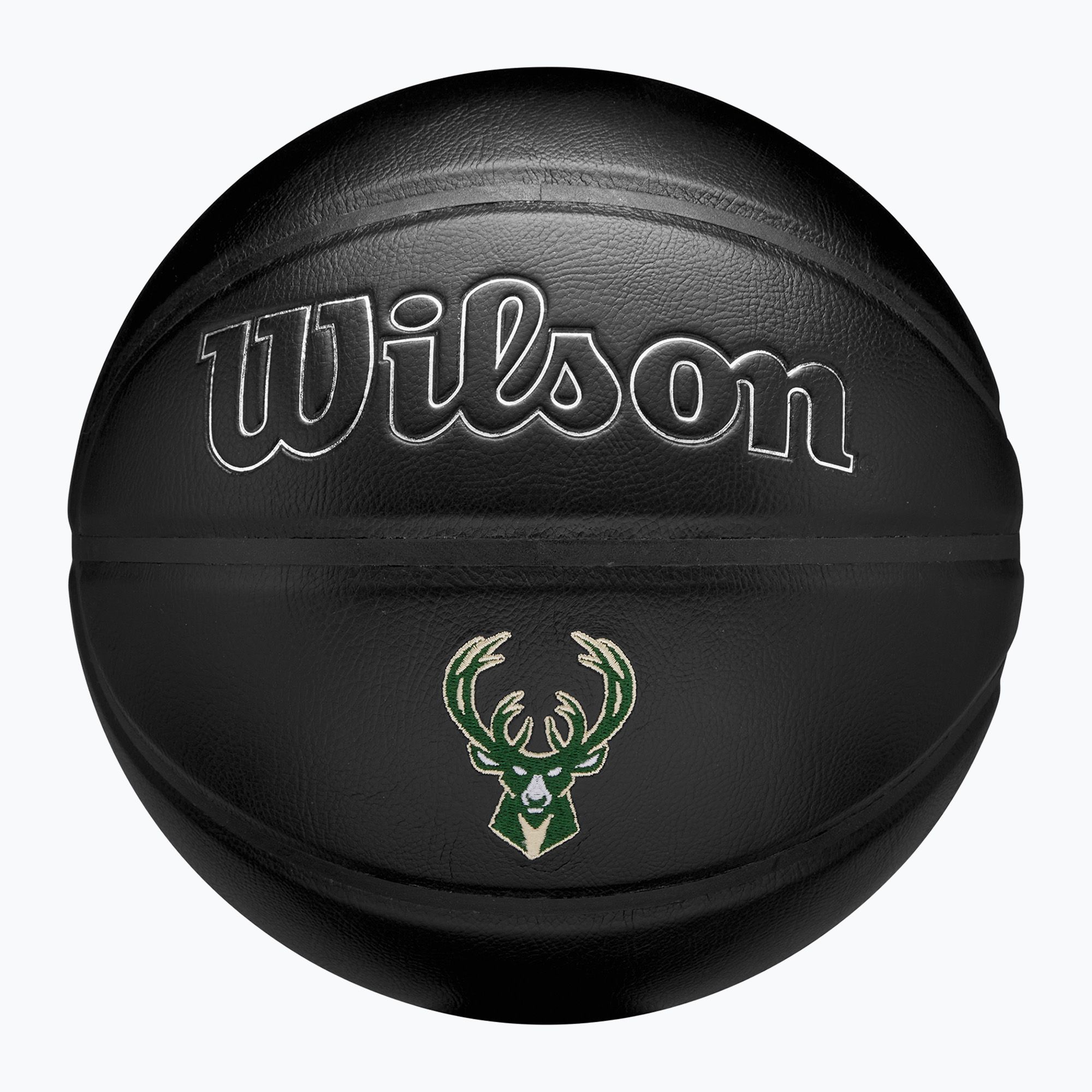 Piłka do koszykówki Wilson NBA Team Premiere Milwaukee Bucks black rozmiar 7 