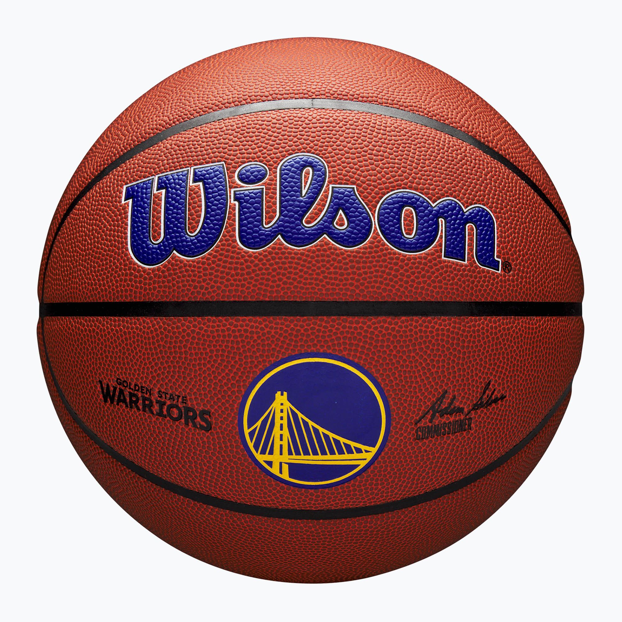 Piłka do koszykówki Wilson NBA Team Alliance Golden State Warriors brown rozmiar 7 