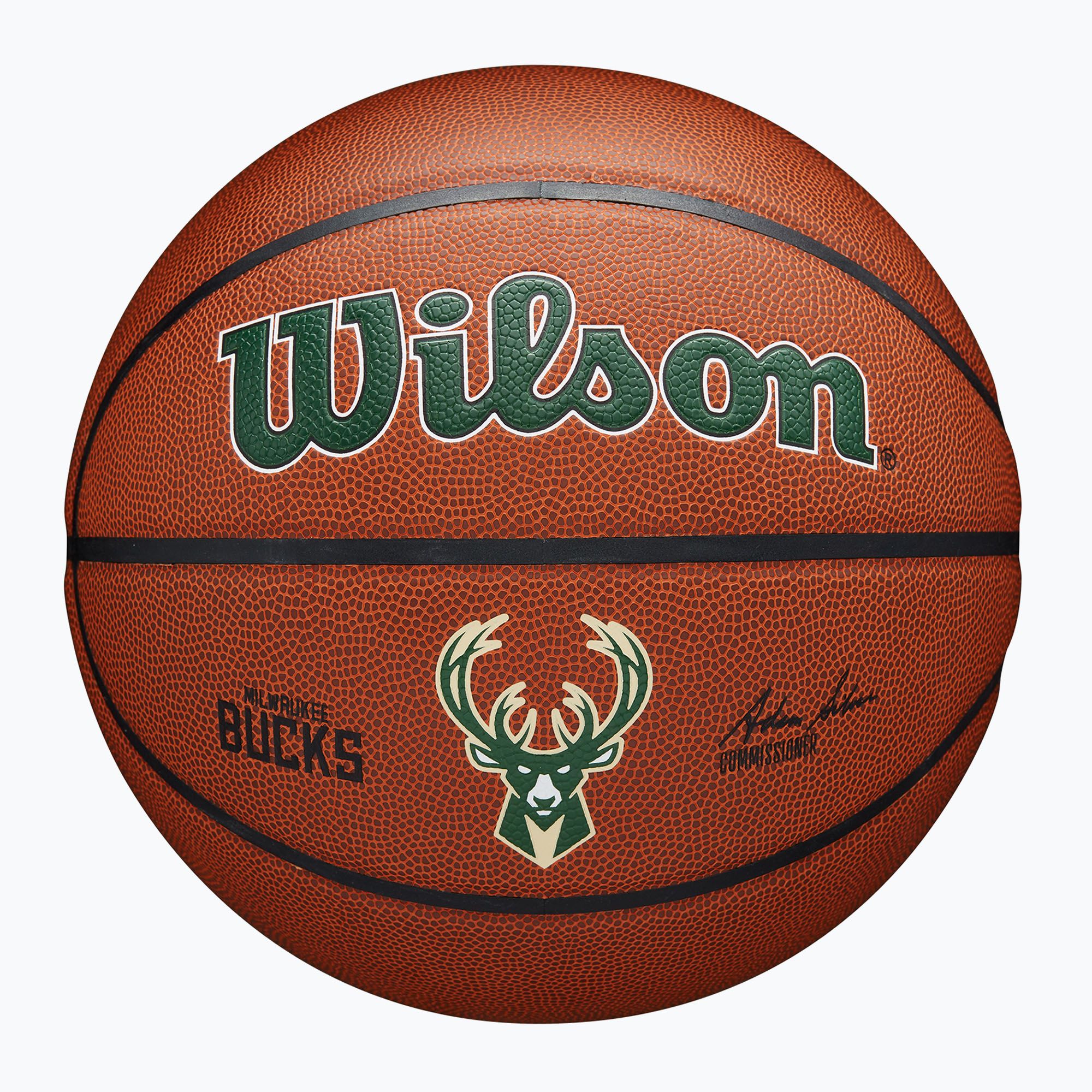 Piłka do koszykówki Wilson NBA Team Alliance Milwaukee Bucks brown rozmiar 7 