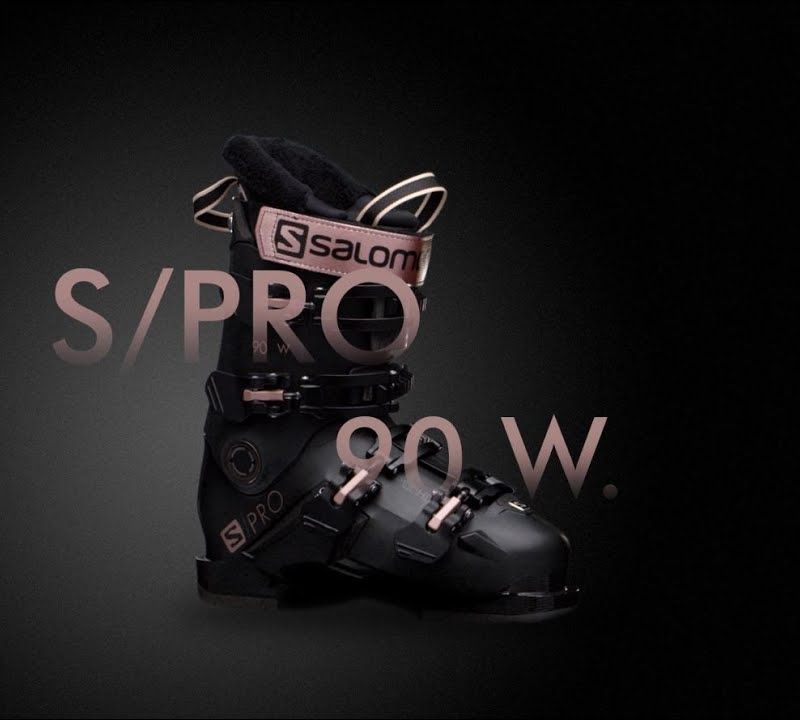 Buty narciarskie damskie Salomon S/Pro 90 W GW black/rose/gold metal/belluga 10