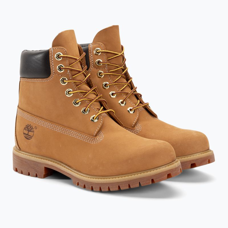 Buty męskie Timberland Premium 6" WP wheat nubuck 4