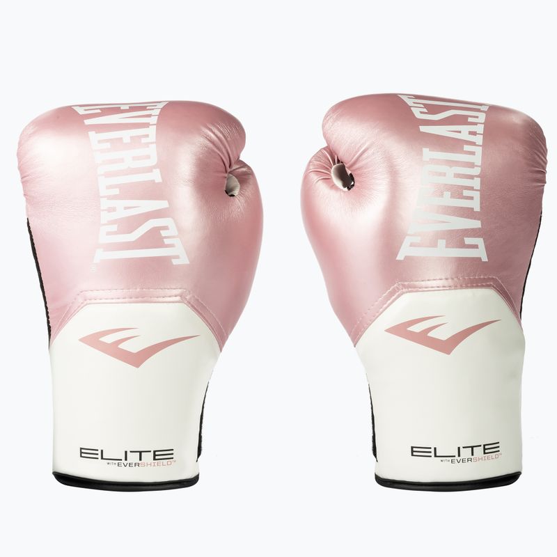 Rękawice bokserskie Everlast Pro Style Elite 2 pink/white