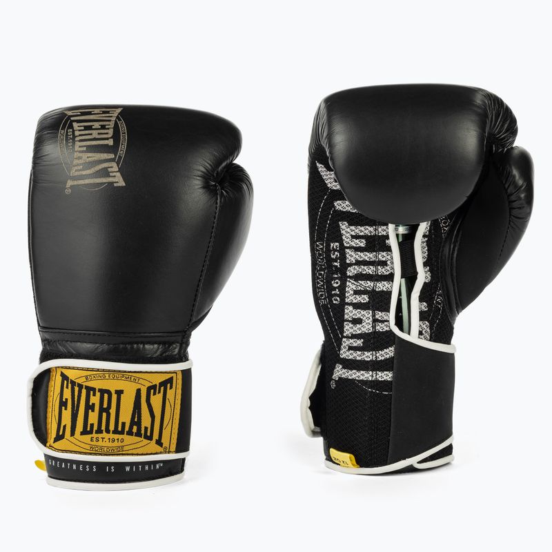 Rękawice bokserskie Everlast 1910 Classic czarne EV1910 3