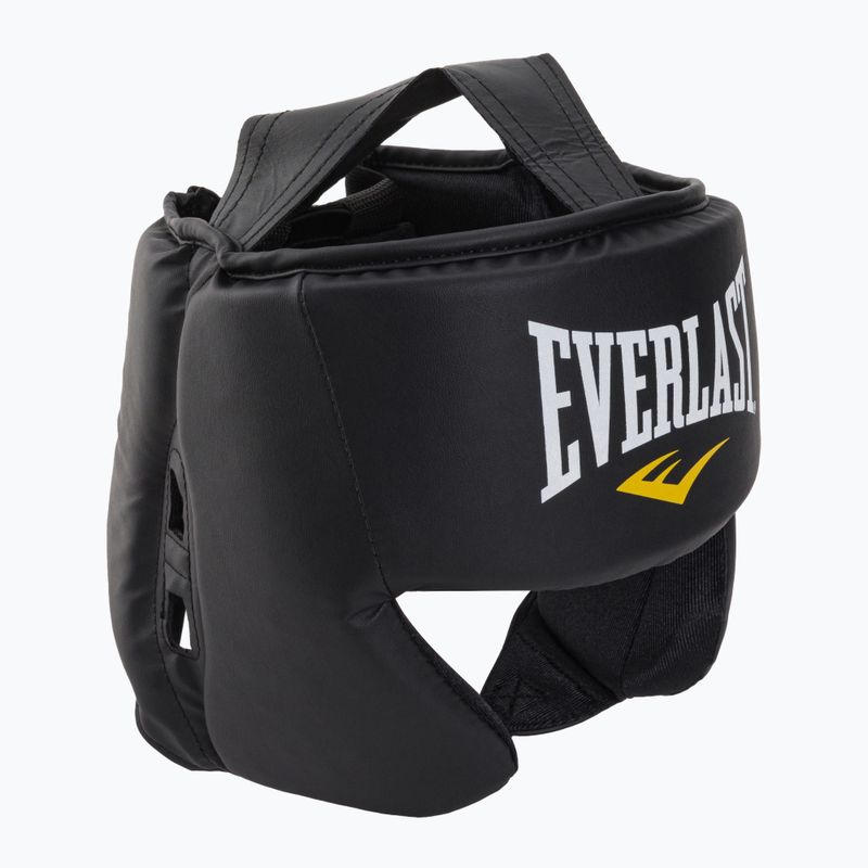 Kask bokserski Everlast z ochroną policzków czarny