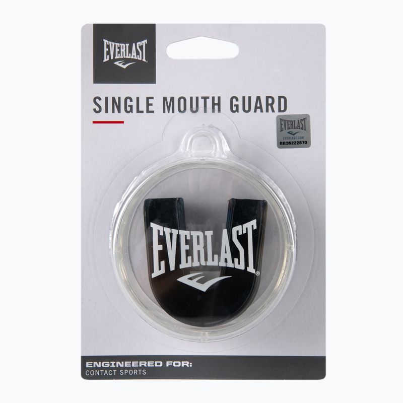 Ochraniacz szczęki pojedynczy Everlast czarny