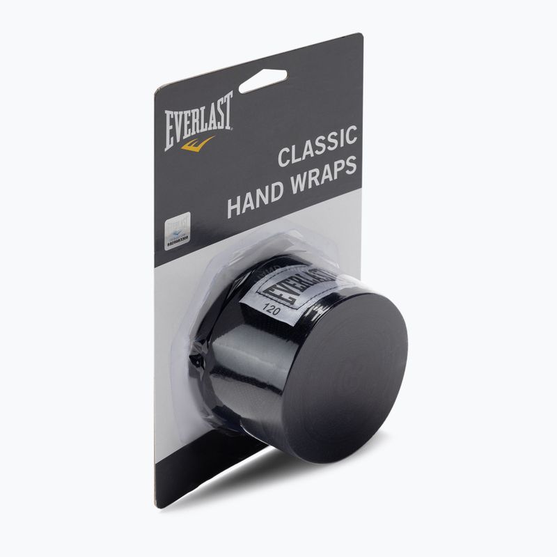 Bandaże bokserskie Everlast 300 cm black 2