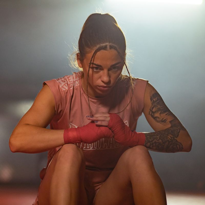 Bandaż bokserski Everlast 300 cm red 2