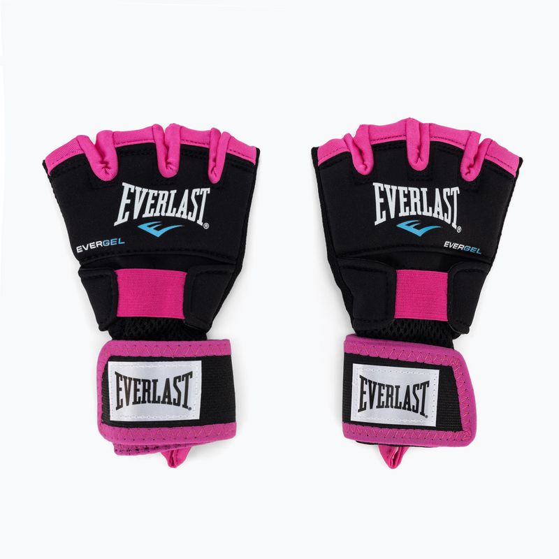 Rękawice wewnętrzne damskie Everlast żelowe czarne EV4355