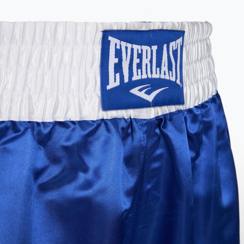 Spodenki treningowe męskie Everlast Trunks Pro blue/white 4