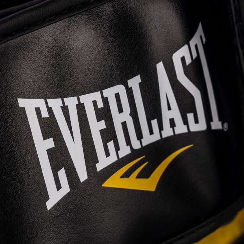 Kask bokserski męski Everlast Elite Lea Headgear czarny 4