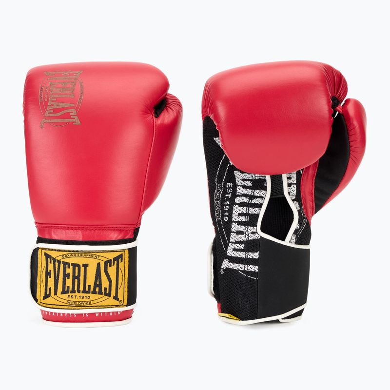 Rękawice bokserskie Everlast 1910 Classic red 3