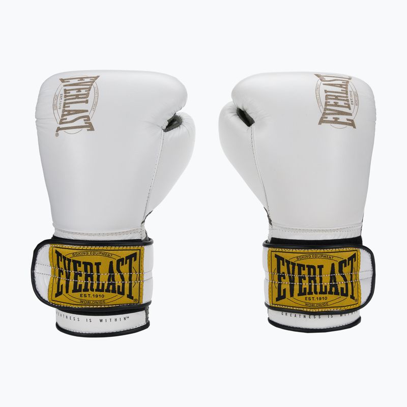 Rękawice bokserskie Everlast Bokserskie 1910 Classic Pro białe EV1910