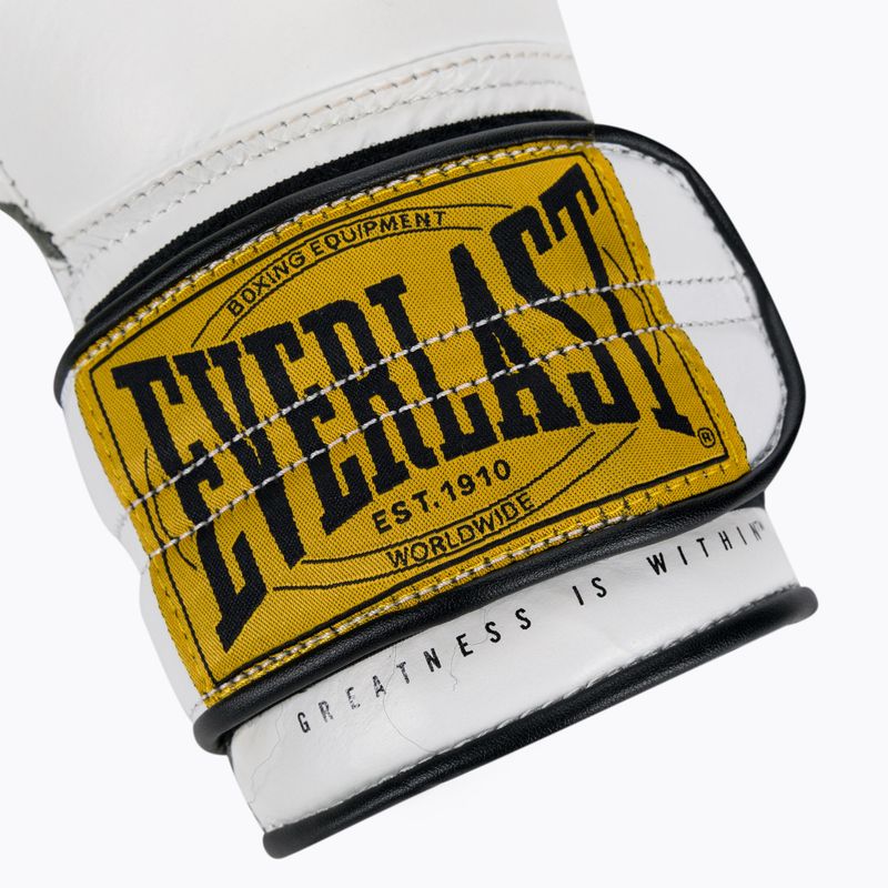 Rękawice bokserskie Everlast Bokserskie 1910 Classic Pro białe EV1910 5