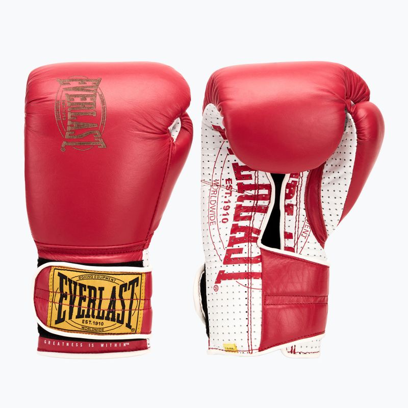 Rękawice bokserskie Everlast 1910 Classic Pro red 7