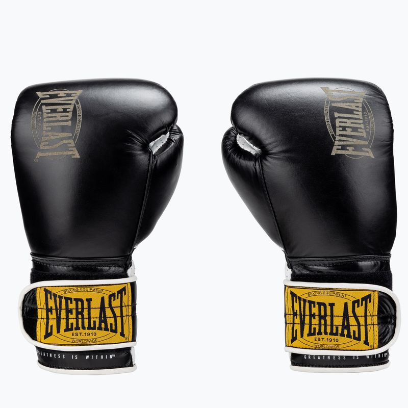 Rękawice bokserskie Everlast 1910 Classic Pro czarne EV1910PRO BL 3