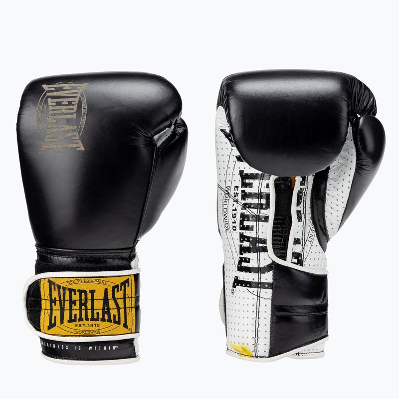 Rękawice bokserskie Everlast 1910 Classic Pro czarne EV1910PRO BL 5