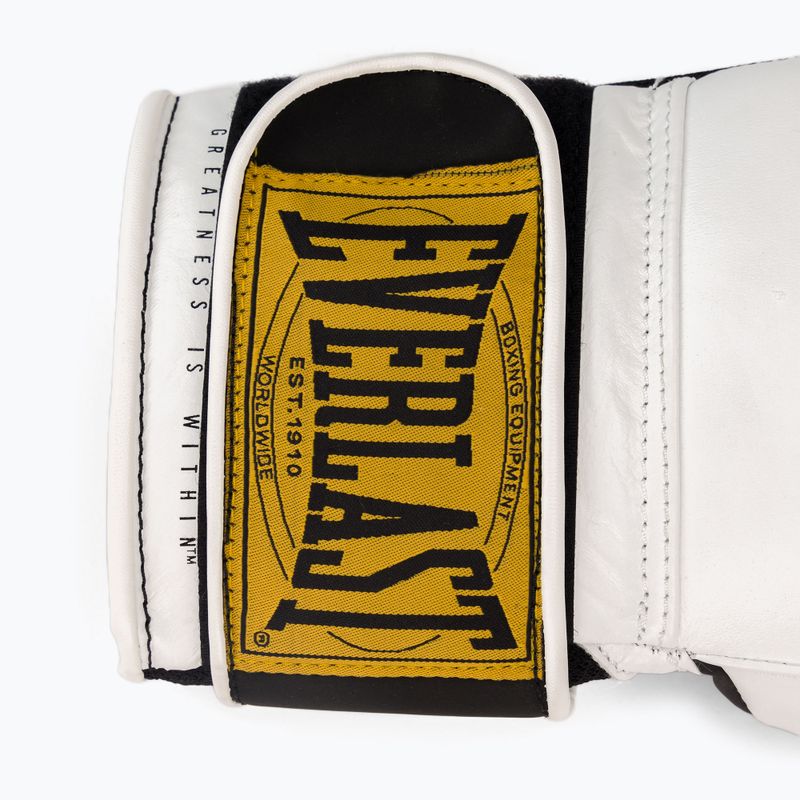 Rękawice bokserskie Everlast 1910 Classic białe EV1910 5