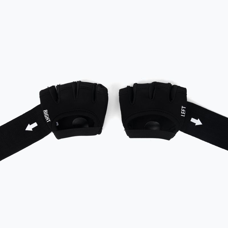 Rękawice wewnętrzne żelowe z taśmą Everlast 4345 czarne EV4345 2