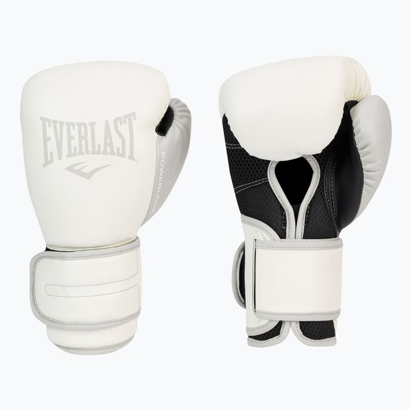 Rękawice bokserskie Everlast Powerlock 2 white 3