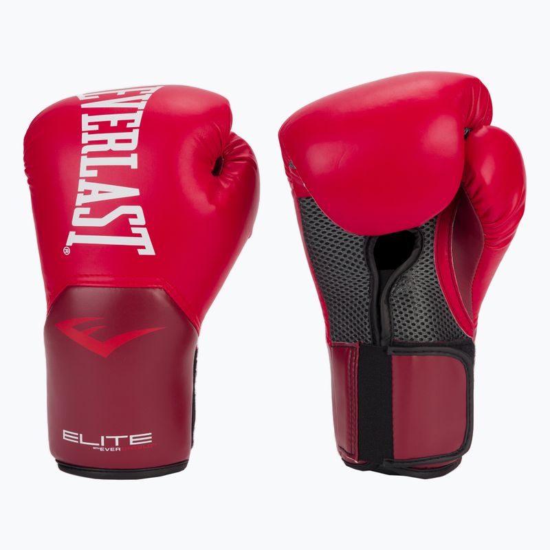 Rękawice bokserskie Everlast Pro Style Elite 2 flame red 3