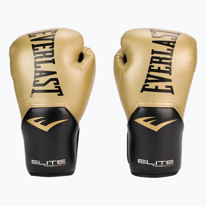 Rękawice bokserskie Everlast Pro Style Elite 2 gold