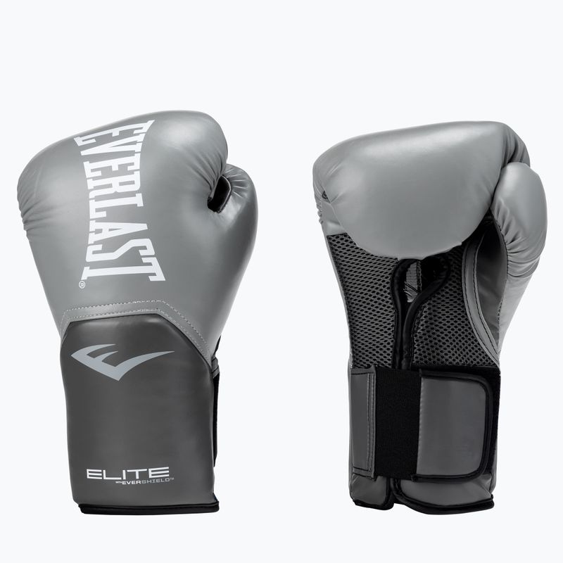 Rękawice bokserskie Everlast Pro Style Elite 2 grey 3