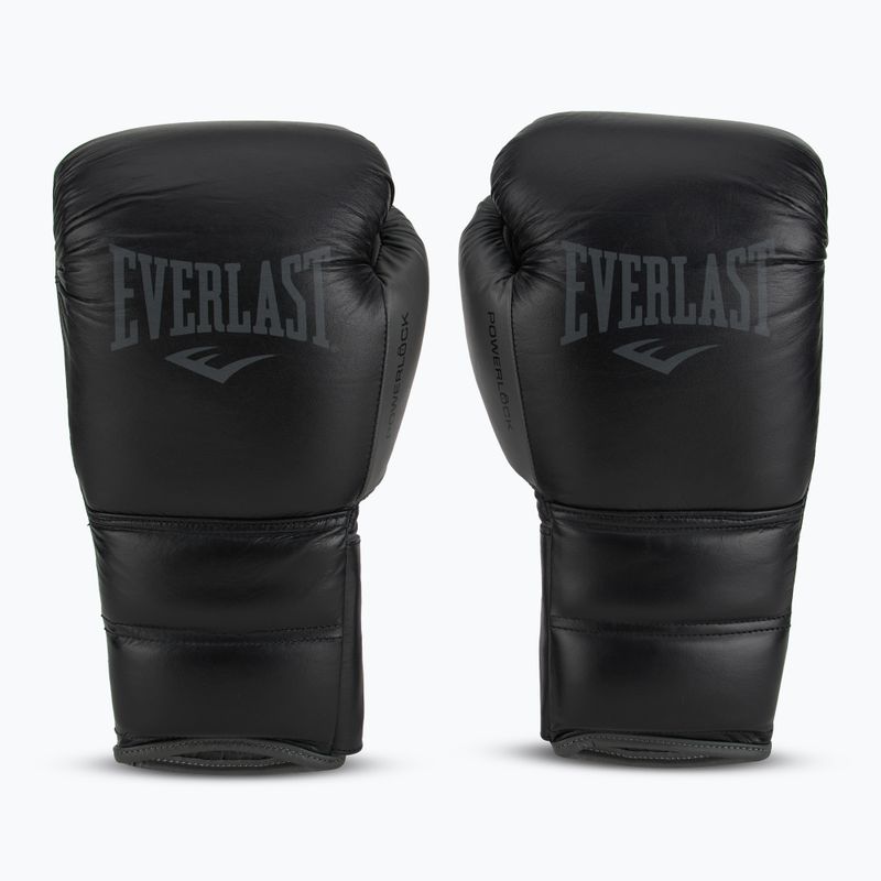 Rękawice bokserskie Everlast Powerlock 2 Laced Pro Training black 2