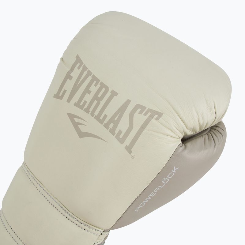 Rękawice bokserskie Everlast Powerlock 2 Laced Pro Training white 5