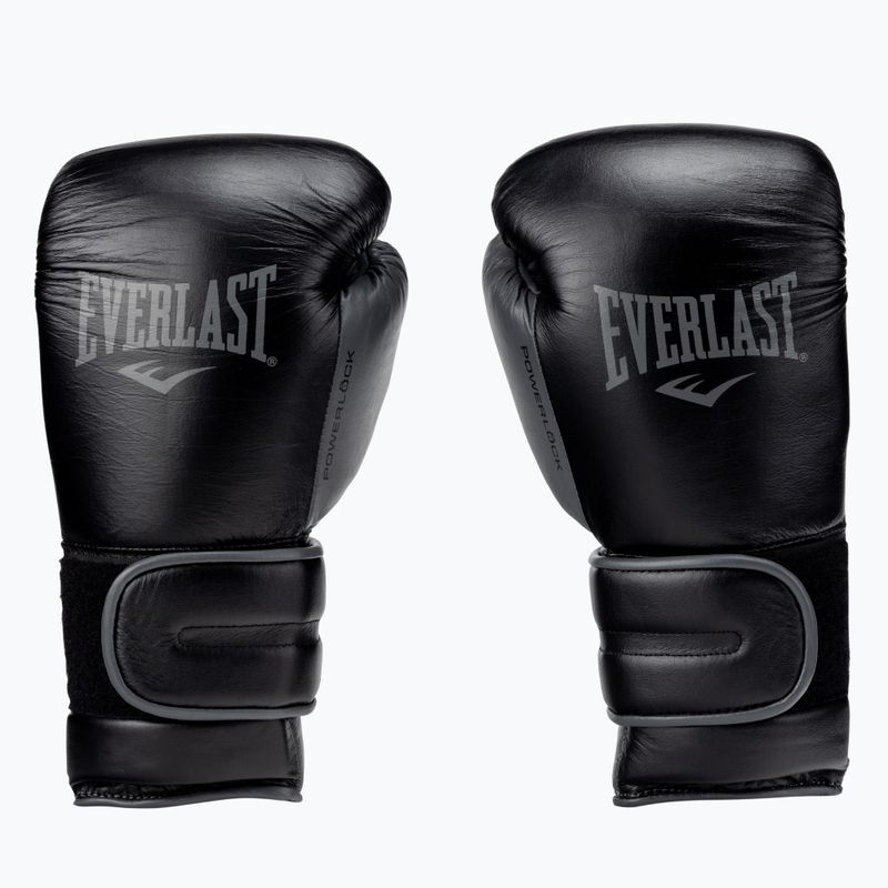 Rękawice bokserskie Everlast Power Lock 2 Premium czarne EV2272 7