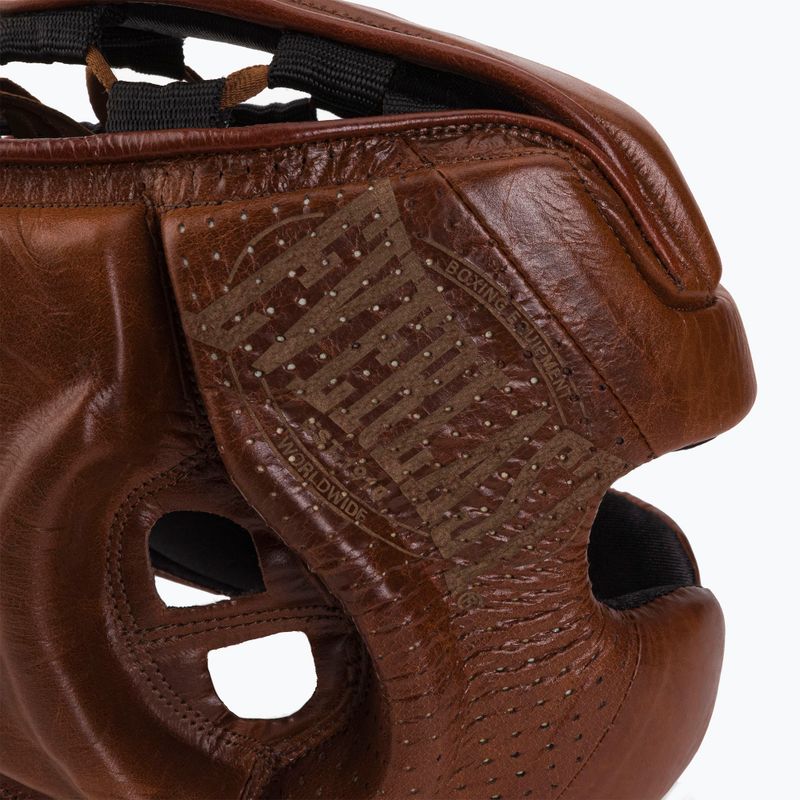 Kask bokserski Everlast 1910 PRO brązowy 5