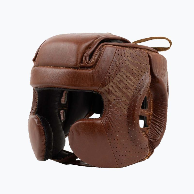Kask bokserski Everlast 1910 PRO brązowy 8
