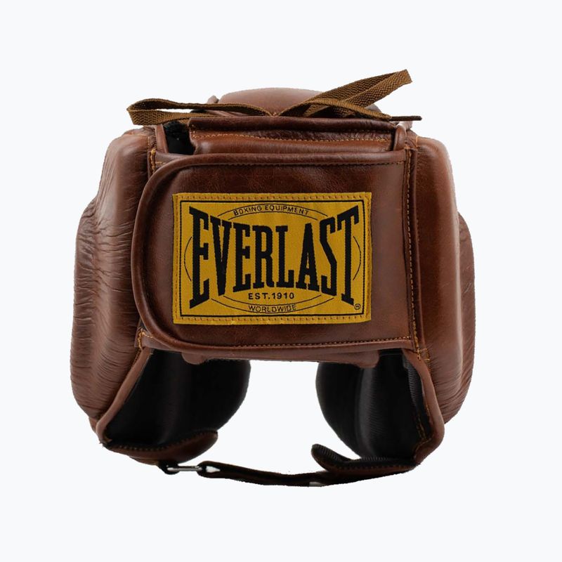 Kask bokserski Everlast 1910 PRO brązowy 11