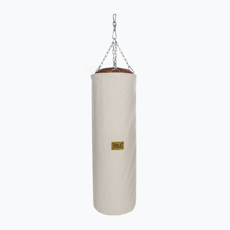 Worek bokserski skórzany Everlast 1910 brązowy EV5780 4