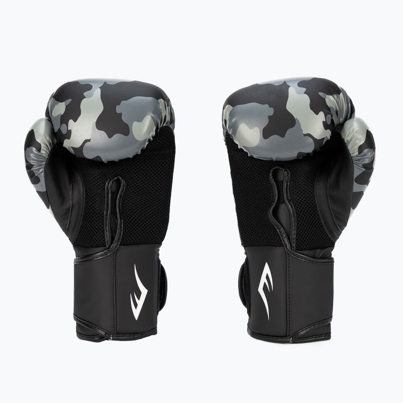 Rękawice bokserskie Everlast Spark szare EV2150 GRY CAMO 2