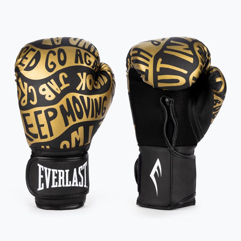 Rękawice bokserskie Everlast Spark czarno-złote EV2150 BLK/GLD 3