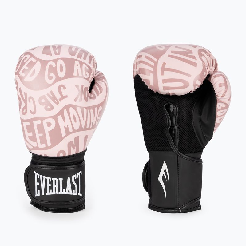 Rękawice bokserskie damskie Everlast Spark różowe EV2150 PNK/GLD 3