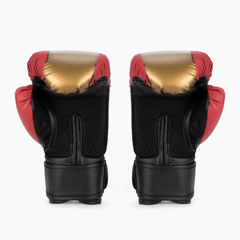 Rękawice bokserskie dziecięce Everlast Prospect 2 czerwono-złote EV4602 RED/GLD 2