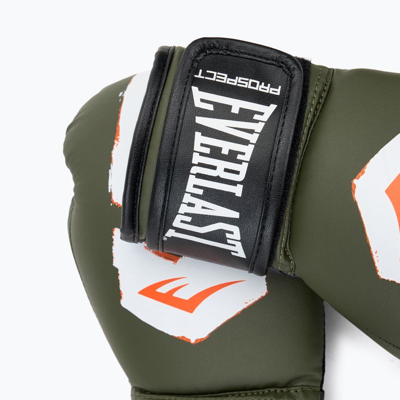 Rękawice bokserskie Everlast Prospect 2 green/white 5