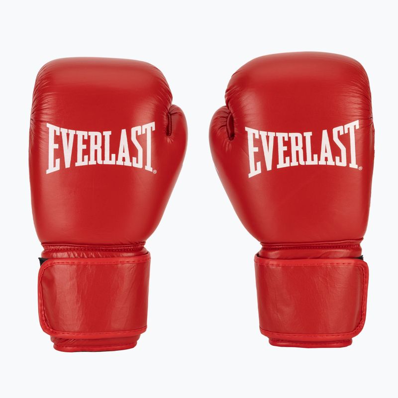 Rękawice bokserskie Everlast Amateur Competition H&L red 2