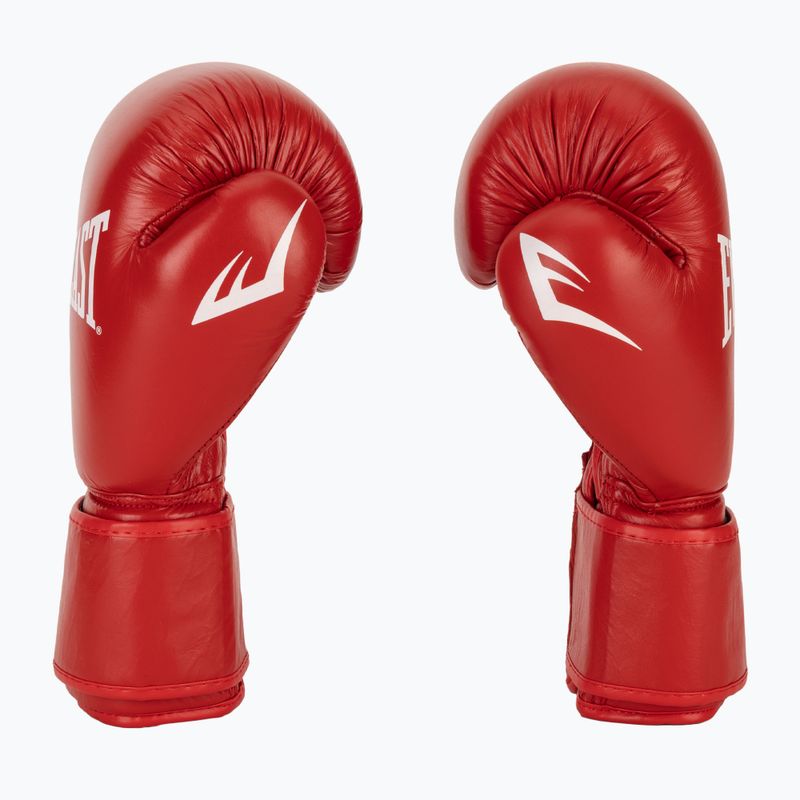Rękawice bokserskie Everlast Amateur Competition H&L red 4