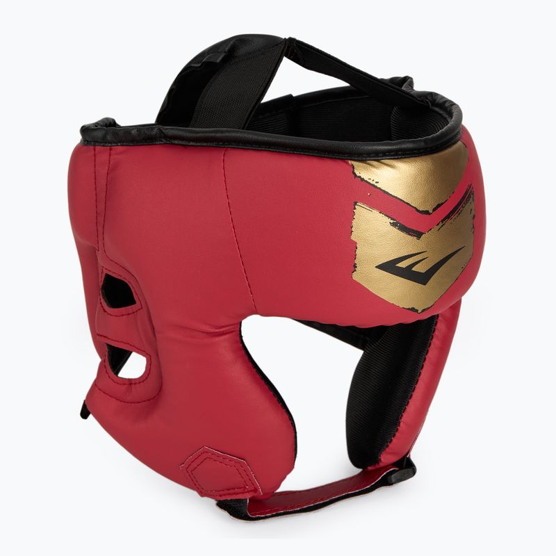 Zestaw bokserski Everlast Prospect 2 Kask + tarcze + rękawice red/gold 12