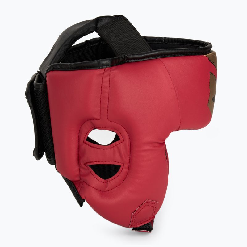 Zestaw bokserski Everlast Prospect 2 Kask + tarcze + rękawice red/gold 13